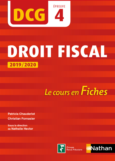 Droit fiscal 2019/2020 – DCG – Epreuve 4 – Le cours en Fiches – 2019