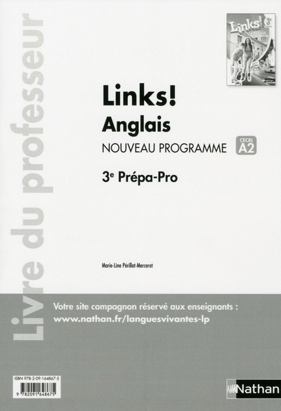Links ! Anglais – Niveau A2 – 3ème Prépa-pro – Prosseur 2017