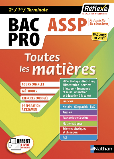 ASSP Bac Pro (2ème/1ère/Term) – Toutes les matières – Réflexe N14 – 2018