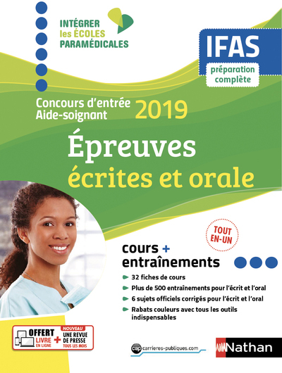 Concours d’entrée aide-soignant 2019 – IFAS – Epreuves écrites et orale – (IEP) – 2018