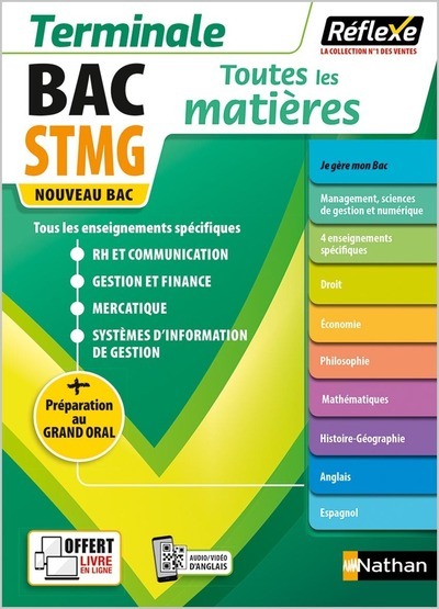 Toutes les matières STMG Terminale – Réflexe N°24 2021 – Tome 24