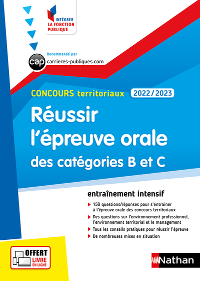 Réussir l’épreuve orale des catégories B et C – Concours territoriaux 2022-2023 – N°51 (IFP)