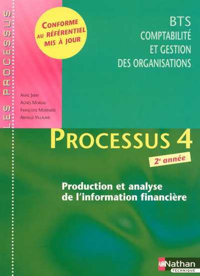 Processus 4 – BTS CGO 2e année Les Processus Livre de l’élève