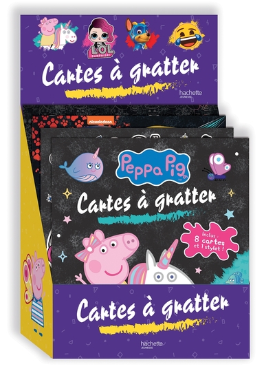 Display Cartes à gratter mutli perso – 16ex février 2020