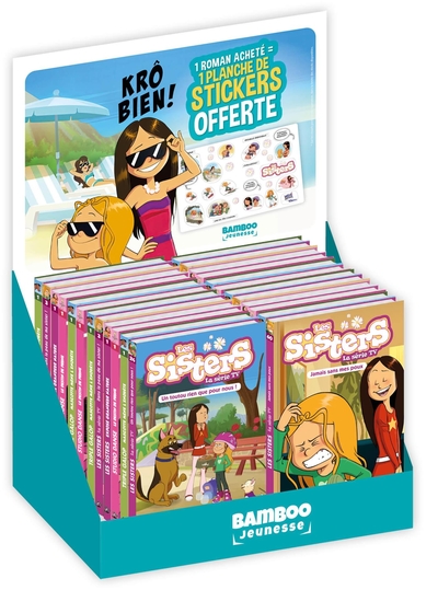 Les Sisters & Co – OP Poche Display comptoir 26 ex + stickers offerts