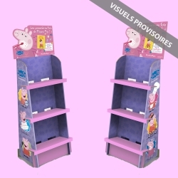 Colonne 67EX OP PEPPA PIG SEPTEMBRE 2021 AUCHAN avec prime