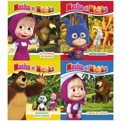 Masha et Michka – Pack histoires brochées (4*4T) 2024