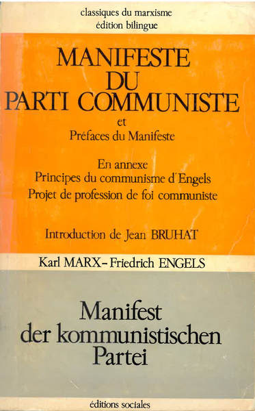 Manifeste du parti communiste bilingue