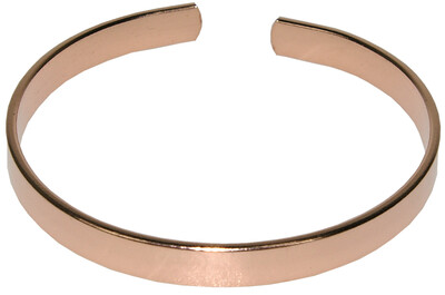 Bracelet cuivre Forme jonc plat Petit modèle