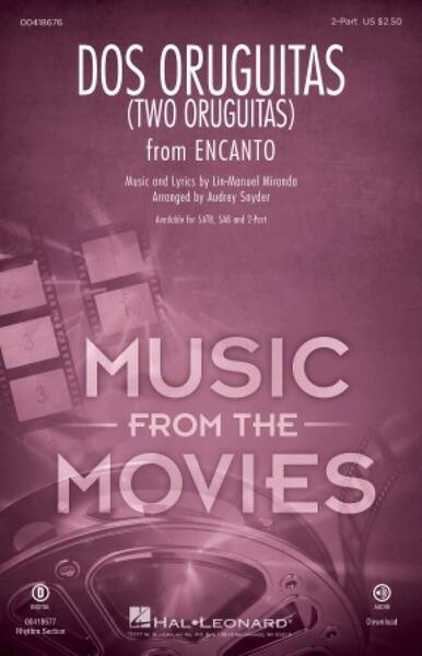 TWO ORUGUITAS – FROM ENCANTO – 2-PART CHOIR – MUSIC FROM THE MOTION PICTURE SOUNDTRACK (PAR 5 MINI)