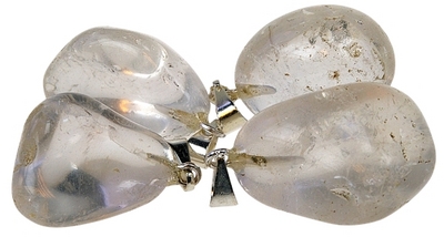 Lot de 10 pendentifs –  Cristal de Roche