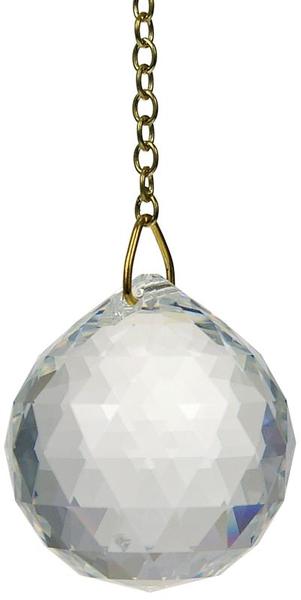 Pendule Cristal Swarovski Boule Hypnotique