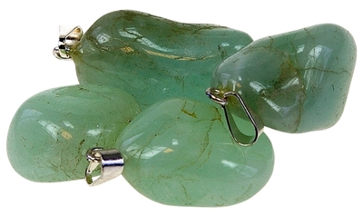 Pendentif pierre roulée – Aigue Marine