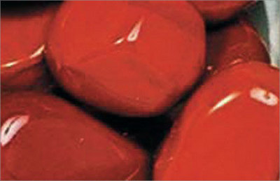 Lot de 10 pierres – Jaspe Rouge