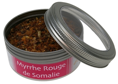 Encens Myrrhe Rouge de Somalie Résine naturelle Boîte 100 g