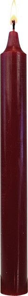 Bougie Teintée Masse – Coloris Bordeaux