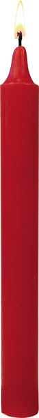 Bougie Teintée Masse – Coloris Rouge Vif