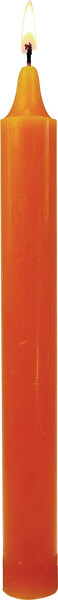 Bougie Teintée Masse – Coloris Orange