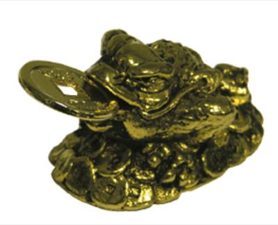 Grenouille –  laiton métal doré