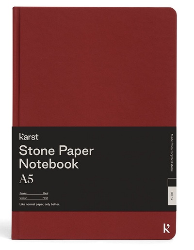 CARNET RIGIDE A5 BORDEAUX UNI