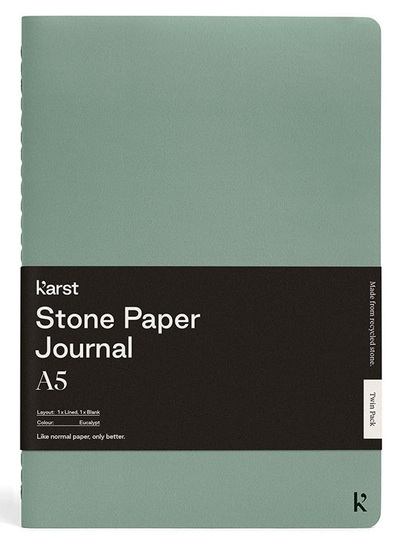 CAHIER A5 VERT TWIN LOT 2
