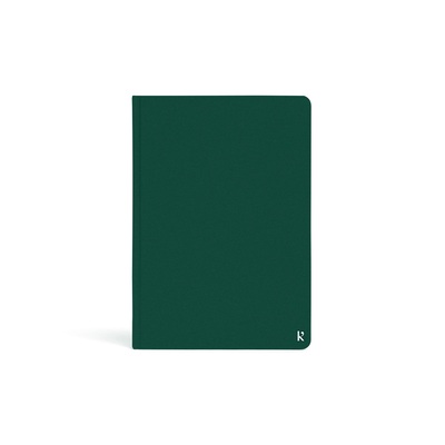CARNET RIGIDE A5 VERT SAPIN UNI