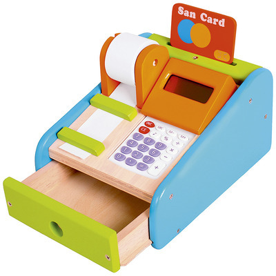 Caisse enregistreuse en bois