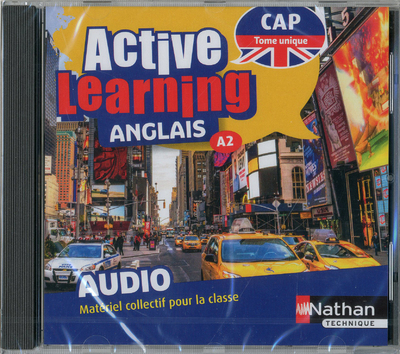 Active Learning – Anglais CAP – A2 tome unique – 1 CD Audio (MP3) 2019