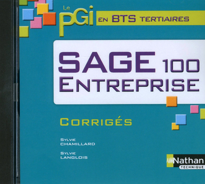 SAGE – Suite 2010 – 1re et 2ème années BTS Tertiaires Livre du professeur