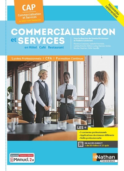 Commercialisation et services CAP CS HCR – 2024 – Pochette – élève – + iManuel