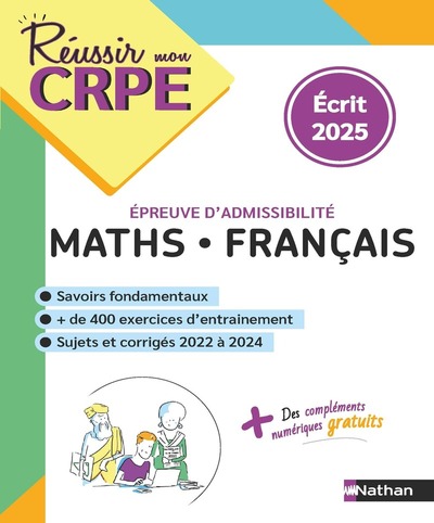 CRPE écrit compil Maths Français – nouveau concours 2025