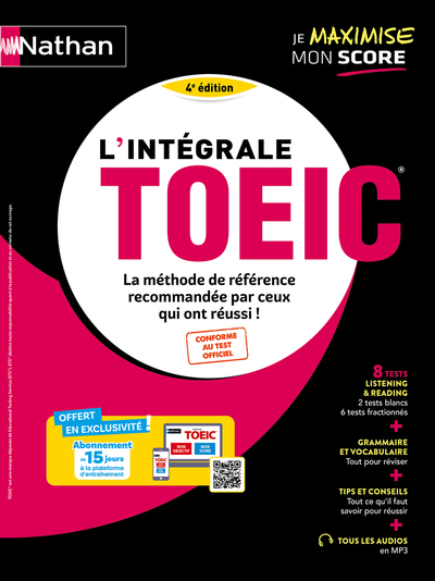 L’intégrale TOEIC – 2024 – La méthode de référence pour réussir le TOEIC