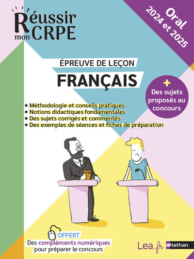 Epreuve orale Leçon – Français – CRPE 2024 et 2025