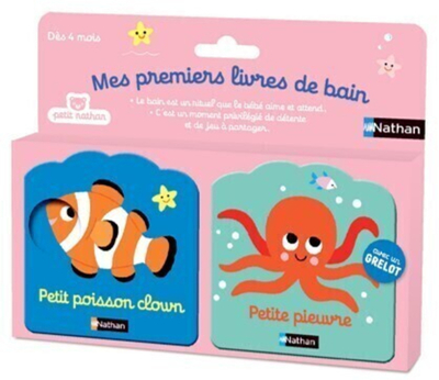 Mes premiers livres de bain – Petit poisson clown – Petite pieuvre