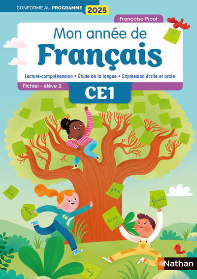Mon année de francais – CE1 – Fichier élève 2 – Edition 2025