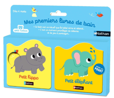 Mes premiers livres de bain – Petit hippo – Petit éléphant