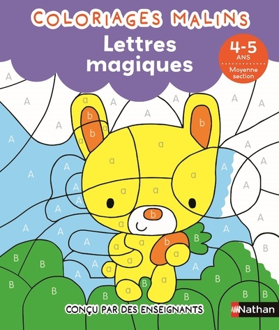 Lettres magiques MS – Coloriages malins