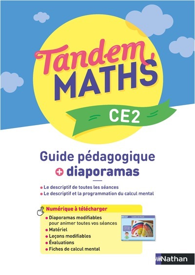 Tandem – Maths CE2 – Guide pédagogique + Diaporamas