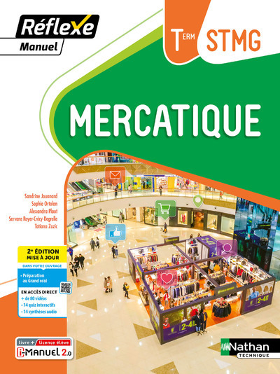 Manuel Réflexe – Mercatique Tle STMG BAC STMG – 2024 – Manuel – élève – + iManuel