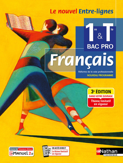 Entre-lignes – Français 1re/Tle – 2024 – Manuel – élève – + iManuel