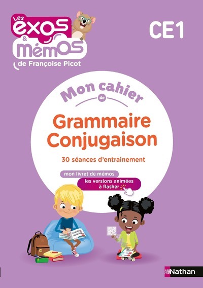 Exos et Mémos – CE1 – Mon cahier de Grammaire-Conjugaison