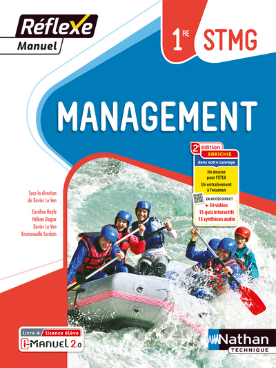 Management – 1ère STMG (Manuel Réflexe) Livre + Licence élève 2023