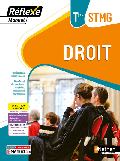 Manuel Réflexe – Droit Tle STMG 2024 Manuel élève