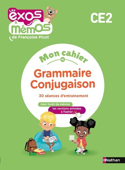 Exos et Mémos – CE2 – Mon cahier de Grammaire-Conjugaison
