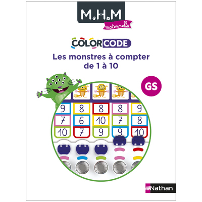 MHM – Maternelle et Colorcode GS – Les monstres à compter de 1 à 10