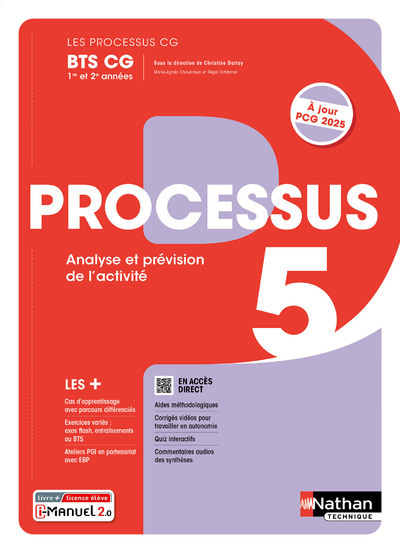 Les processus BTS CG – Processus 5 BTS CG 1ère et 2ème années – 2024 – Manuel – élève – + iManuel