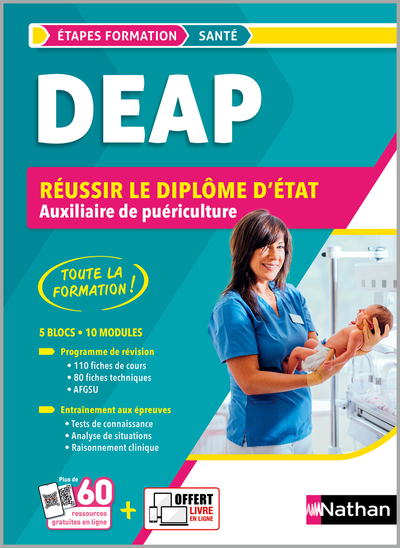 DEAP – Réussir le diplôme d’État Auxiliaire de puériculture