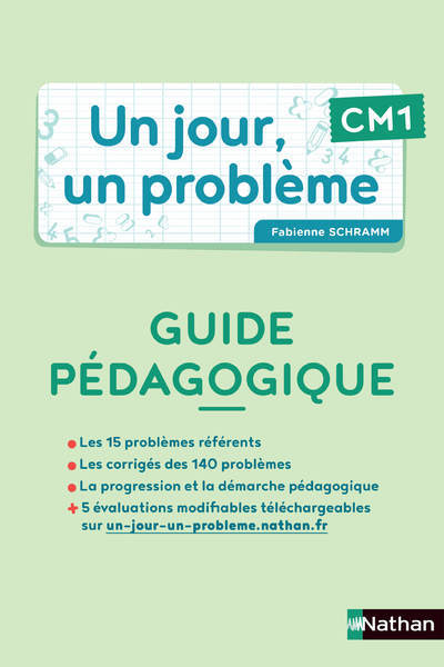 Un jour, un problème CM1 – Guide pédagogique + Cahier élève PCF