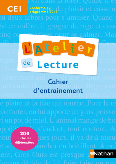 PCF – Atelier lecture 5 exemplaires CE1