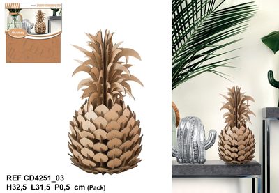 DECO CARTON 3D GM ANANAS